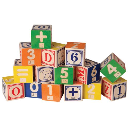 Uncle Goose Braille Math Blocks