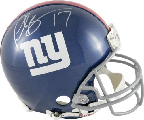Plaxico Burress Autographed Pro-Line Helmet | Details: New York Giants, Authentic Riddell Helmet