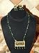 Fashion Jewelry Indian Style Ethnic Gold Plated Deep Emerald Green Jewelry Earring Set 3pc
