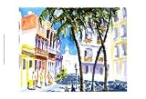 San Juan, Puerto Rico - J. Presley Art Print Poster 14 x 11