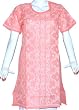 Womens Blouse Cotton Short Sleeve Top Shirt Chikan Embroidery Size M (ctop325)