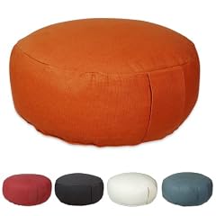 Meditationskissen Rundkissen "Surya" 100% Bio-Baumwolle 5 FARBEN