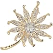 Coneflower Crystal Diamante Brooch Pin Coneflower Crystal Diamante Brooch Pin