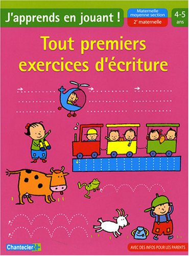 Tout premiers exercices d'écriture maternelle moyenne section