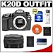 Pentax K20D Digital SLR Camera with 8GB SDHC Card + Spare D-LI50 Battery + Case + Cameta Bonus Accessory Kit