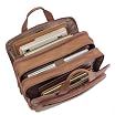 Hartmann Belting Leather Triple Compartment Expandable Briefcase