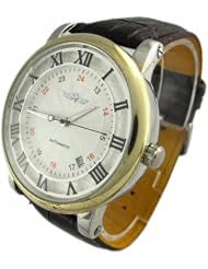 Youyoupifa White Partially Transparent Automatic Mechanical Movement Unisexs Watch
