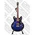 Oscar Schmidt OE30 Delta Blues Semi Hollow Electric Guitar, BlueBurst, OE30FBLB
