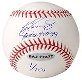 Ken Griffey Jr. Autographed Baseball Inscribed with First HR, 04/10/1989 (UDA)