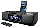iHome iA9BZC App-Enhanced Dual Alarm Clock Radio for iPhone/iPod with AM/FM presets (Black)