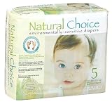 Natural Choice environmentally-sensitive Diapers, X-Large Size 5, Over 27 Pounds (156-Count Diapers)