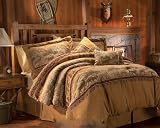 8 PC. TRADITIONAL COUNTRY RUSTIC BED IN A BAG COMFORTER SET W/ MATCHING SHEETS