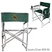 Wyoming Cowboys Portable Folding Sports Chair - Black w/Digital Print