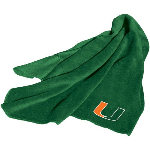 University of Miami Fleece Throw