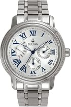 Bulova Men's Bracelet Day-Date Watch #96C38