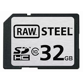 Hoodman RAWSDHC32GBST RAW STEEL 32GB SHDC Class 10 Memory Card