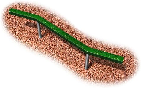 Ultra Play Zig-Zag Balance Beam