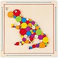 Hape - DIY Crafts - T-Rex Wooden Mosaic Wall Art Kit
