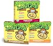Jungle Grub Snack Bars Variety Pack, Chocolate Chip Cookie Dough, Peanut Butter Groove, Berry Bamboozle, 5-Count, 4.4 Ounce Boxes (Pack of 6)