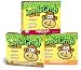 Jungle Grub Snack Bars Variety Pack, Chocolate Chip Cookie Dough, Peanut Butter Groove, Berry Bamboozle, 5-Count, 4.4 Ounce Boxes (Pack of 6)