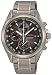 Seiko #SNDC91 Men's Titanium Gray Dial Chronograph Watch
