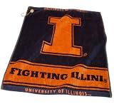 NCAA Illinois Woven Team Golf Towel