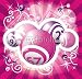 Wallmonkeys Peel and Stick Wall Decals - Bingo or Lottery Pink Design - Removable Graphic