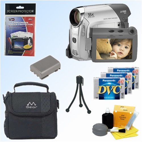 Canon ZR830 MiniDV Camcorder + Accessory Kit
