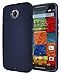 Diztronic Matte Back Flexible TPU Case for Moto X (2nd Gen, 2014 Model Only) - (Blue)