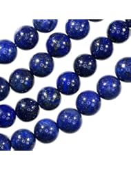 Lapis Lazuli 8mm Round Gem Royal Blue Beads Strand 15"