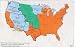 Map of United States (Territorial Growth, 1850) Art Poster Print - 19x13