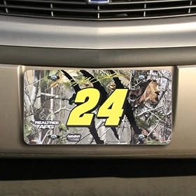 Jeff Gordon Realtree Camo Metal License Plate