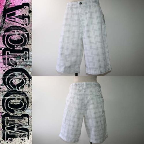 VOLCOM(ボルコム) ファッション パンツ「Frickin Plaid Chino Short」WHT サイズ31