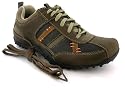 Skechers "Urban" Mens Lace Up Leather Casual, Fashion Shoes - Brown
