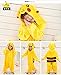 Tonwhar® Pikachu Kigurumi Costumes for Children Kids Cuddly Onesie Pajamas (105(height:45.27