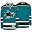 San Jose Sharks RBK Edge Premier NHL Team Color Jersey, Size= XX-Large