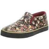 Leather Island Womens Tribute To Punk Slip On Sneaker