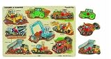 Small World Toys Puzzibilities Piece By Piece Learning L2 Diggers & Dumpers