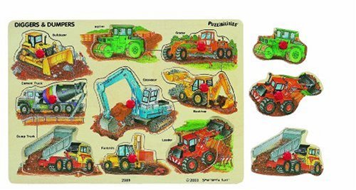 Small World Toys Puzzibilities Piece By Piece Learning L2 Diggers & Dumpers