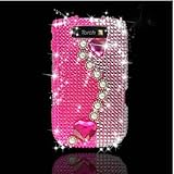 Blackberry 9800/9810 Torch Luxury Full Diamond Case Pearl Pink