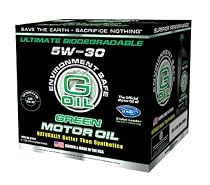 Green Earth Technologies 1105 G-Oil 5W-30 Green Motor Oil - 1 Quart, Pack of 6