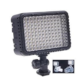 MaPhoto: CN-LUX1500 130 LED Video light Camera Light Photo Light Camcorder Bulb Hot Shoe 7.8W 5600K/3200K 850LM with Filters