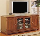 Powell Antique Cherry 66 Wide Media Console