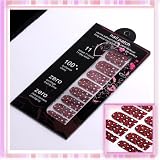 Cute Red Metal Style Leporde Design DIY Decoration Nail Art 16pcs/Set B0044