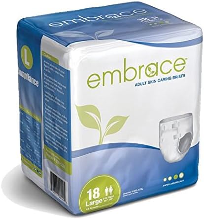 Embrace Adult Skin Caring Briefs - X-Large - 58" - 64" (15/pk | 4pk/cs)