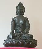Superb Black Resin Medicine Buddha 27cms tall - Sold by Spiritual Gifts. Usually dispatched within 2 working days.