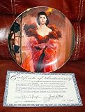 Collector Plate - Gone with the Wind - Golden Anniversary Series Plate #8 Scarlett's Resolve