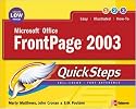Microsoft Office FrontPage 2003 QuickSteps