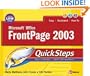 Microsoft Office FrontPage 2003 QuickSteps