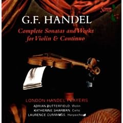 Handel: Complete Sonatas and Works for Violin & Continuo